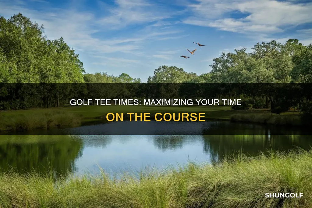 what you mince golf tee times