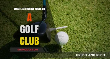 Understanding the Impact of a 2-Degree Golf Club Angle Adjustment