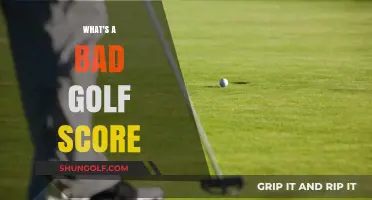 Golf Scores: What's a Bad Day on the Course?