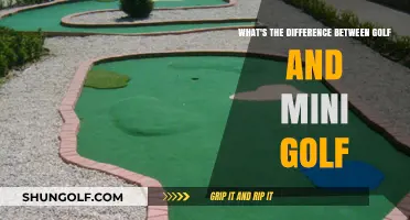 Golf vs. Mini Golf: Uncovering the Key Differences and Similarities