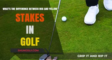 Red vs. Yellow Stakes in Golf: Understanding Their Unique Purposes