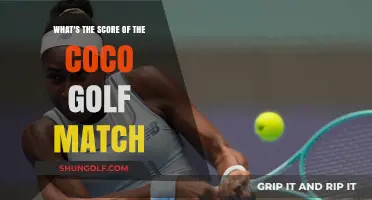 Coco Golf Match Score Update: Who's Leading the Game?