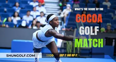 Cocoa Golf Match Score Update: Who’s Leading the Game?