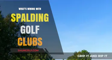 Unveiling the Issues: What's Wrong with Spalding Golf Clubs?