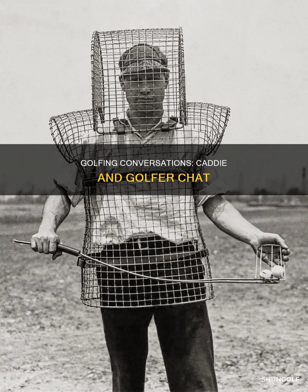 when a golfer and caddiie talk