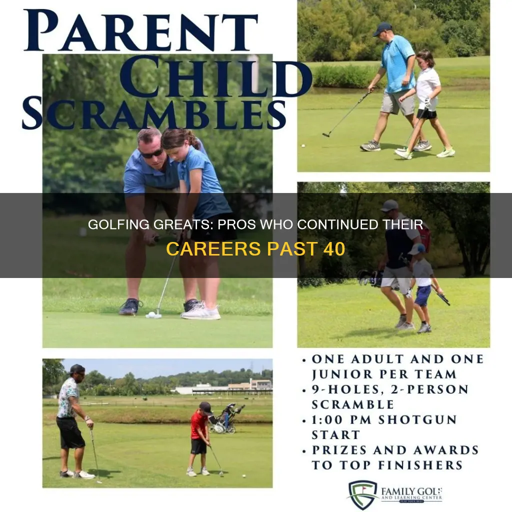 when a professional golfer continued