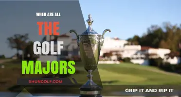 Golf Majors: Dates to Mark on Your Calendar