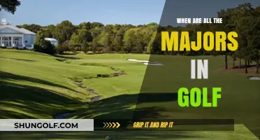 Golf's Major Championships Schedule: Dates and Key Details Revealed