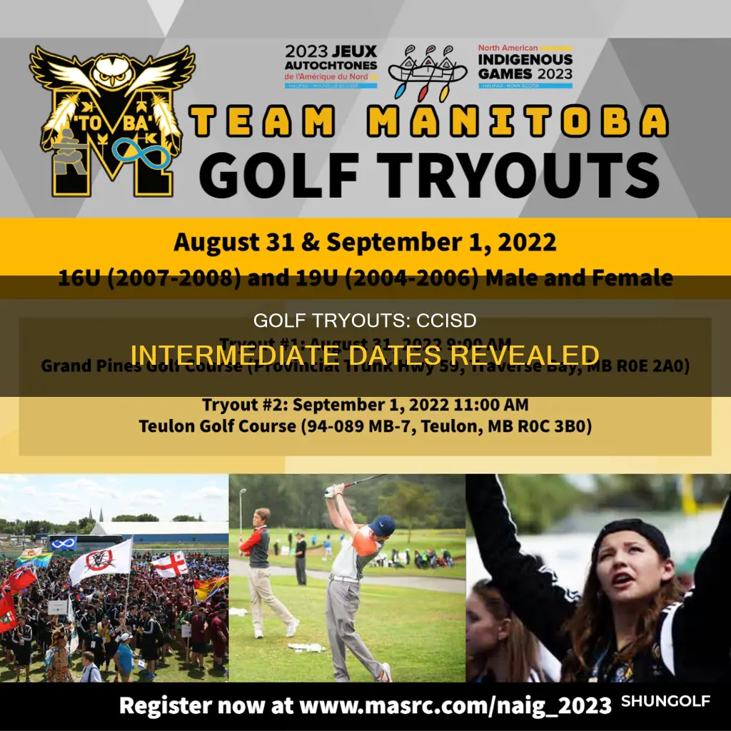 when are ccisd intermediate golf tryouts