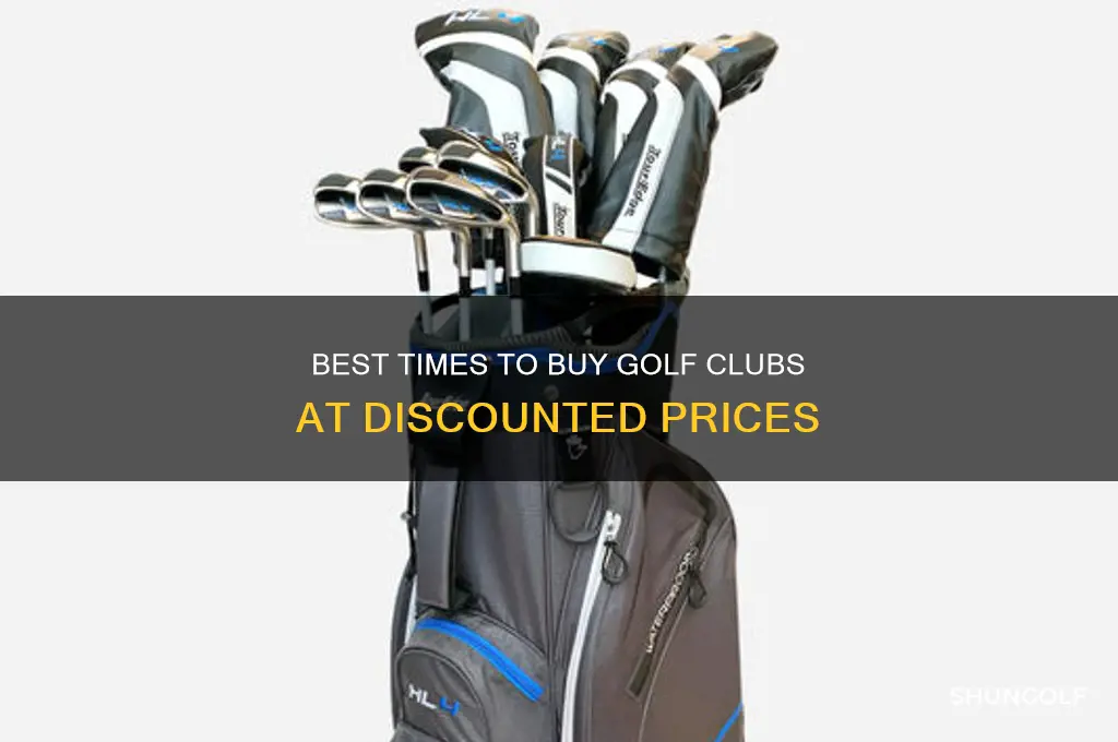 when are golf clubs cheapest