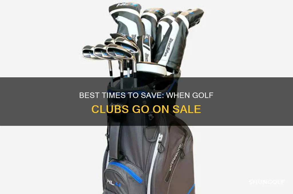 when are golf clubs on sale