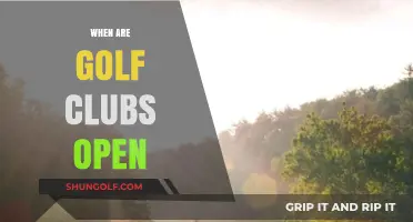 When Do Golf Clubs Open? A Guide to Tee Time Availability