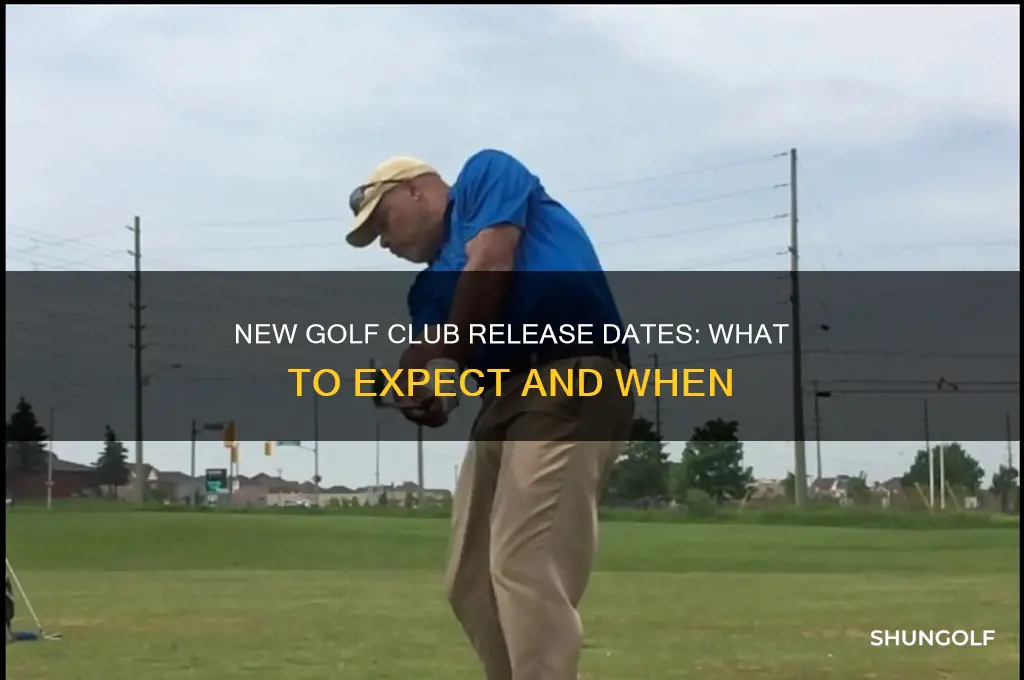 when are golf clubs released