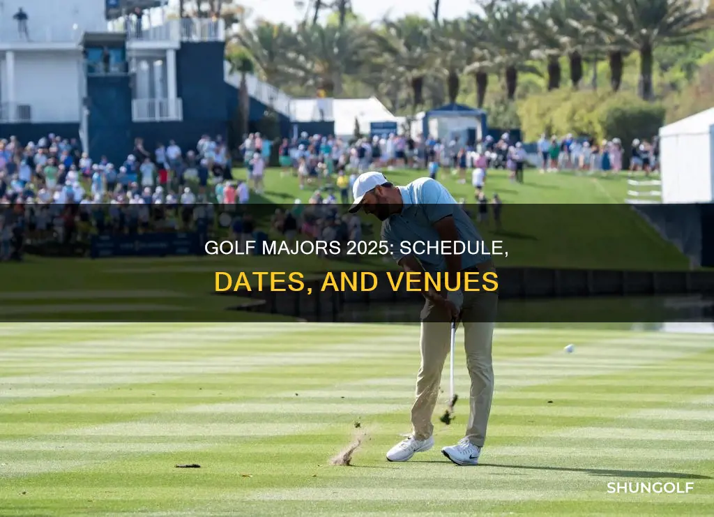 when are golf majors 2025