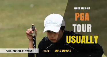PGA Tour Golf: When is the Season?