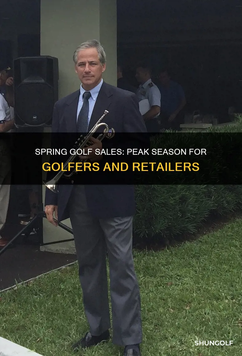 when are golf sales highest