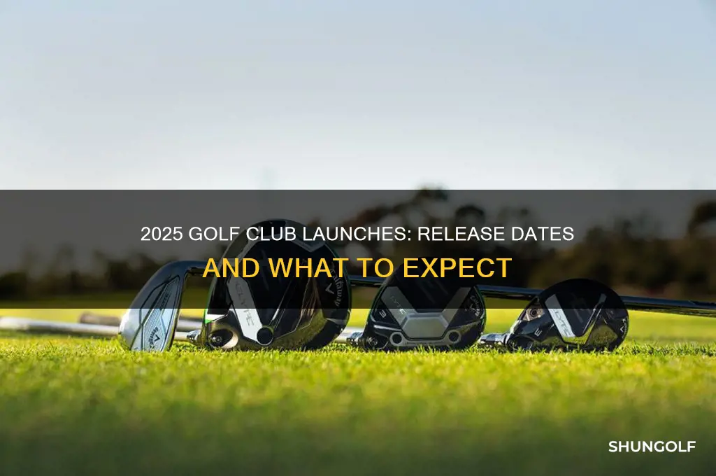 when are new golf clubs released 2025