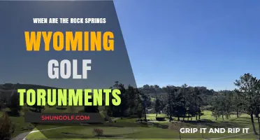 Rock Springs Wyoming Golf Tournaments: Dates and Schedule Guide