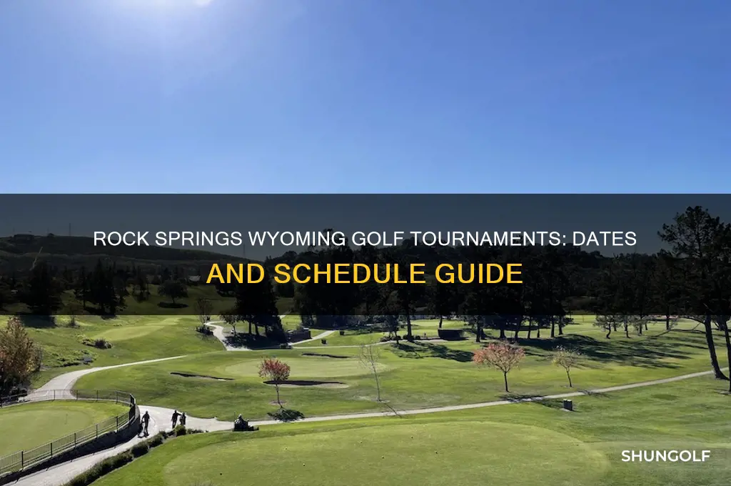 when are the rock springs wyoming golf torunments