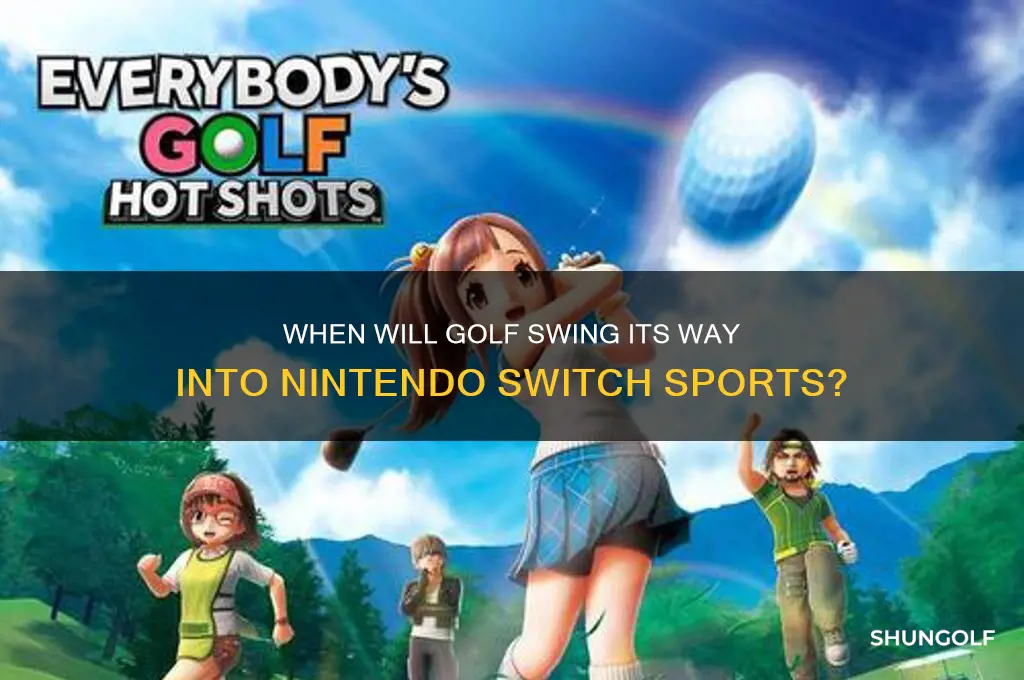 when are they adding golf to switch sports