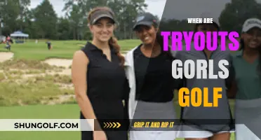Golf Tryouts for Girls: When and Where?
