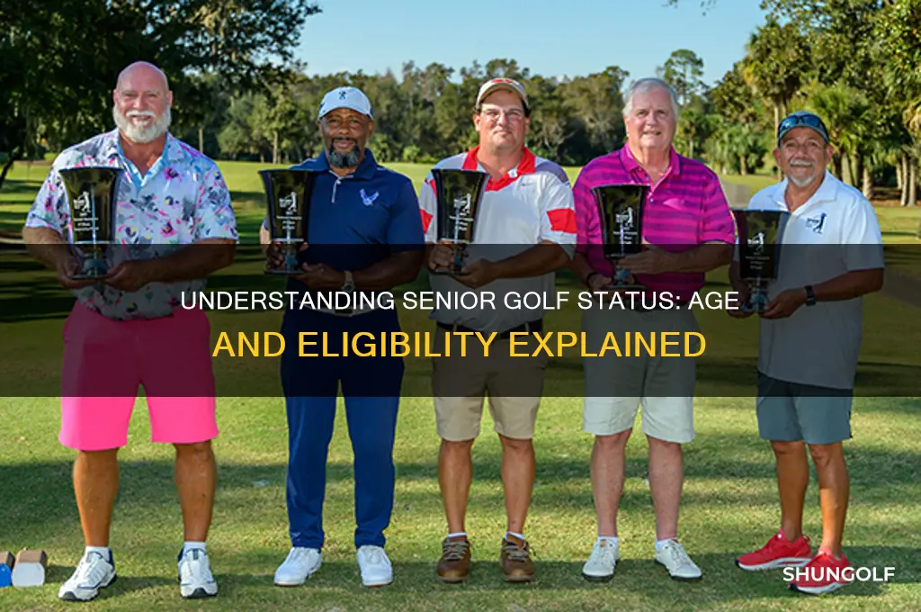when are you considered a senior in golf