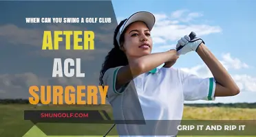 Golf Club Swing Recovery: Post-ACL Surgery Timeline and Tips