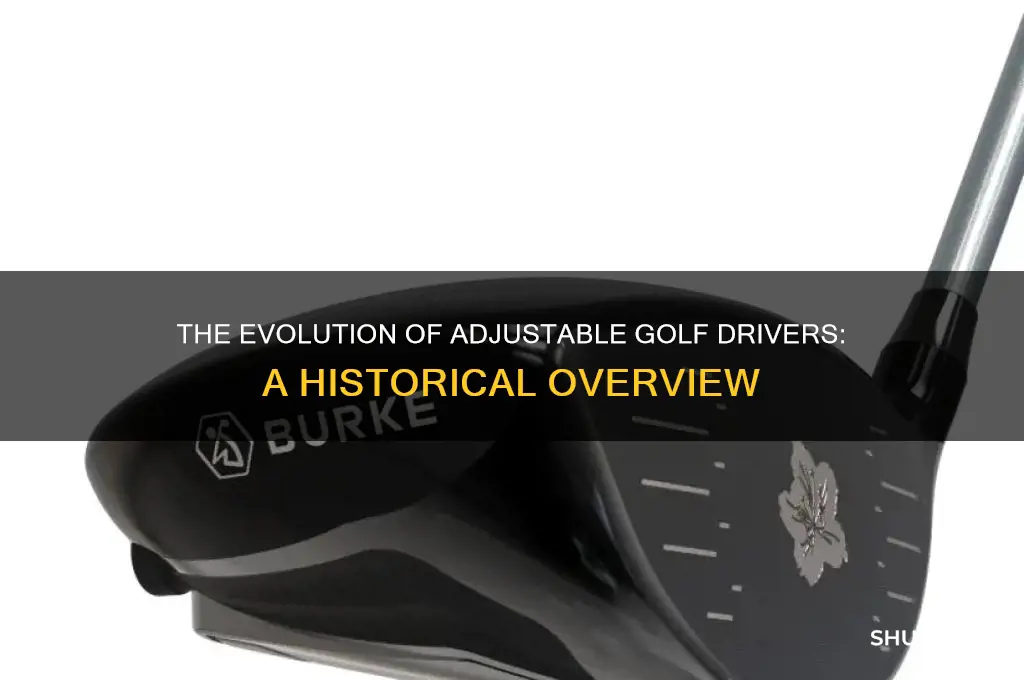 when did adjustable golf drivers come out