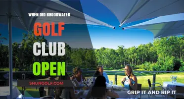 Brookwater Golf Club's Grand Opening: A Historical Overview
