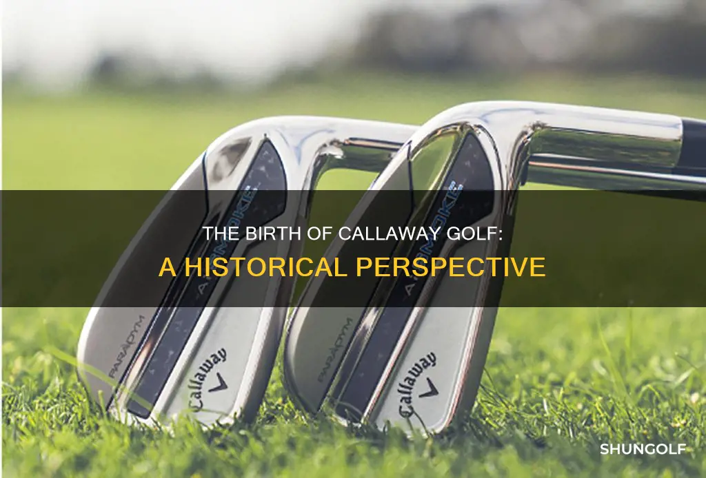 when did callaway golf begin
