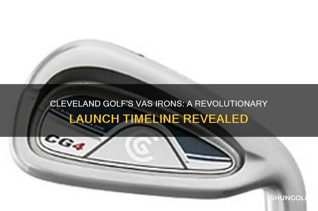 when did cleveland golf introduce the vas irons