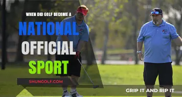 Golf's Rise: When It Became an Official National Sport