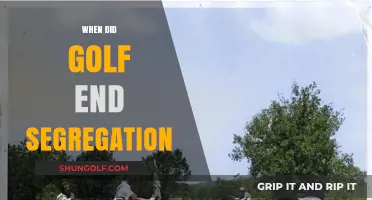 Golf's Segregation Era: A Historical Perspective