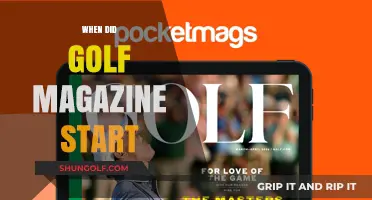 Exploring the Origins: A History of Golf Magazine's Inception