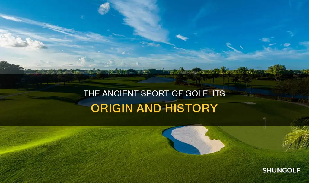 when did golf originate