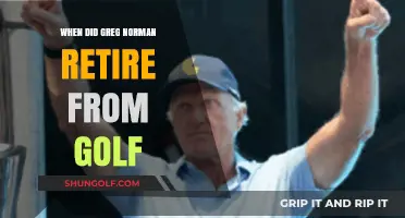 Greg Norman's Golf Retirement: A Look Back at His Final Days on Tour
