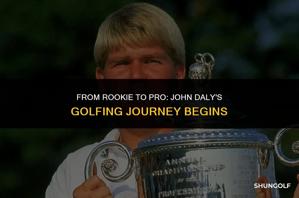 when did john daly start golfing
