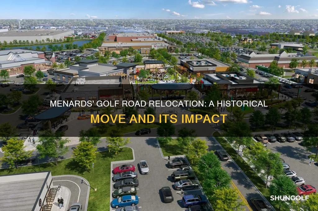when did menards move to golf road