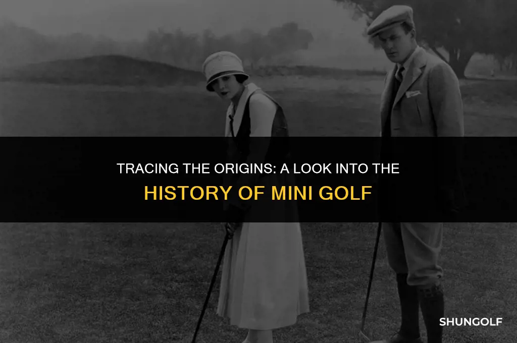 when did mini golf start