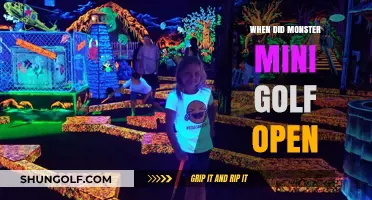 Monster Mini Golf's Grand Opening: A Journey Through Time