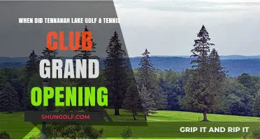 Tennanah Lake Golf & Tennis Club's Grand Opening: A Historic Celebration