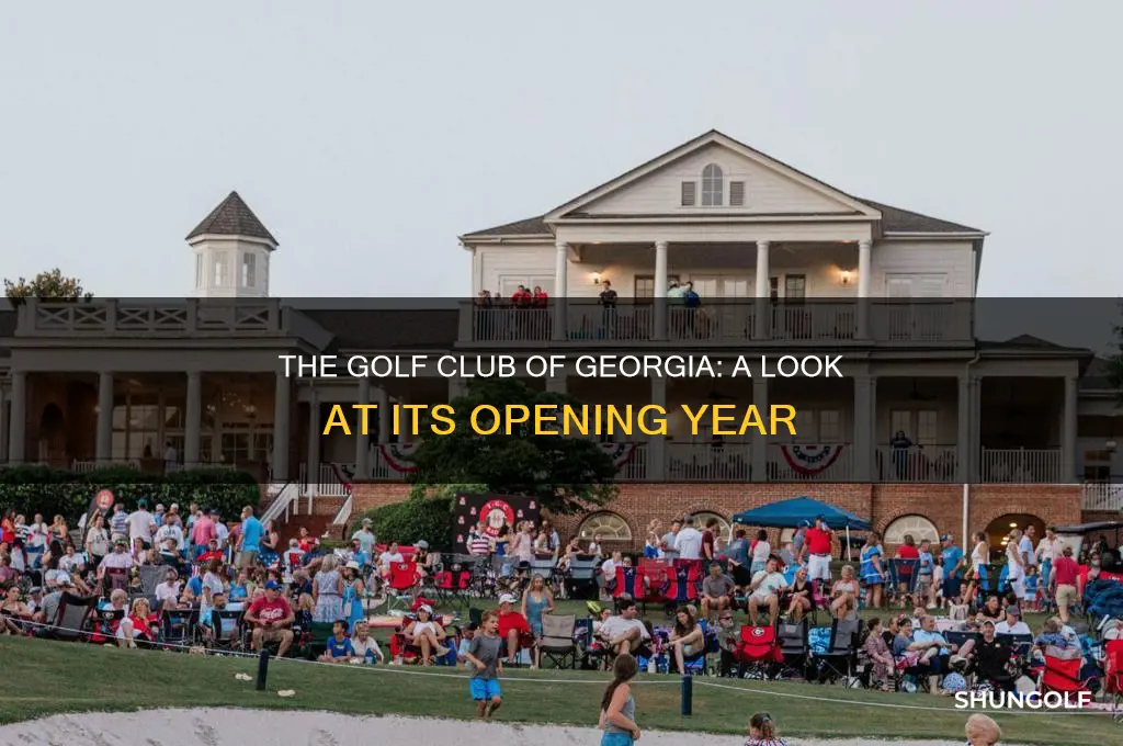 when did the golf club of georgia open