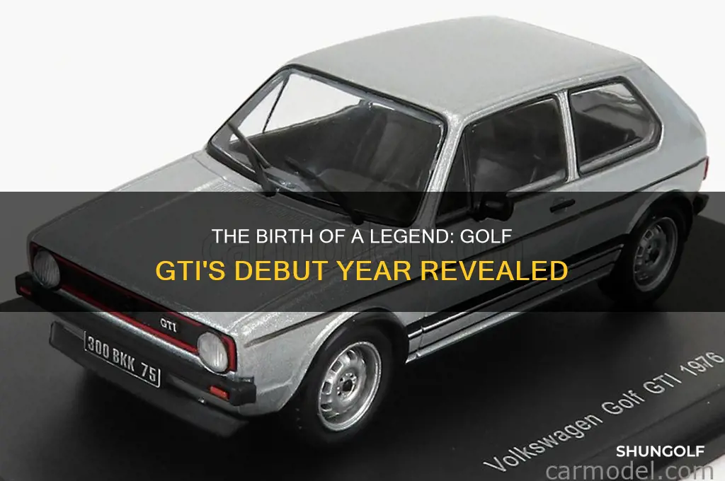 when did the golf gti come out