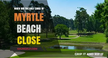 When Myrtle Beach Golf Links Closed: A Timeline of Events