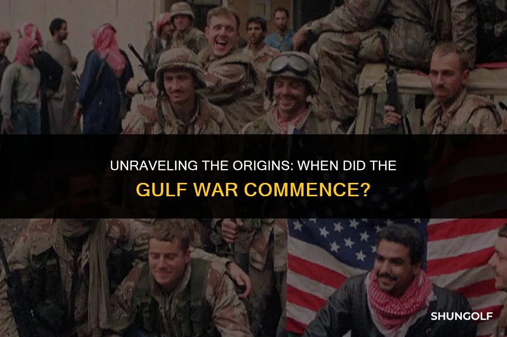 when did the golf war start