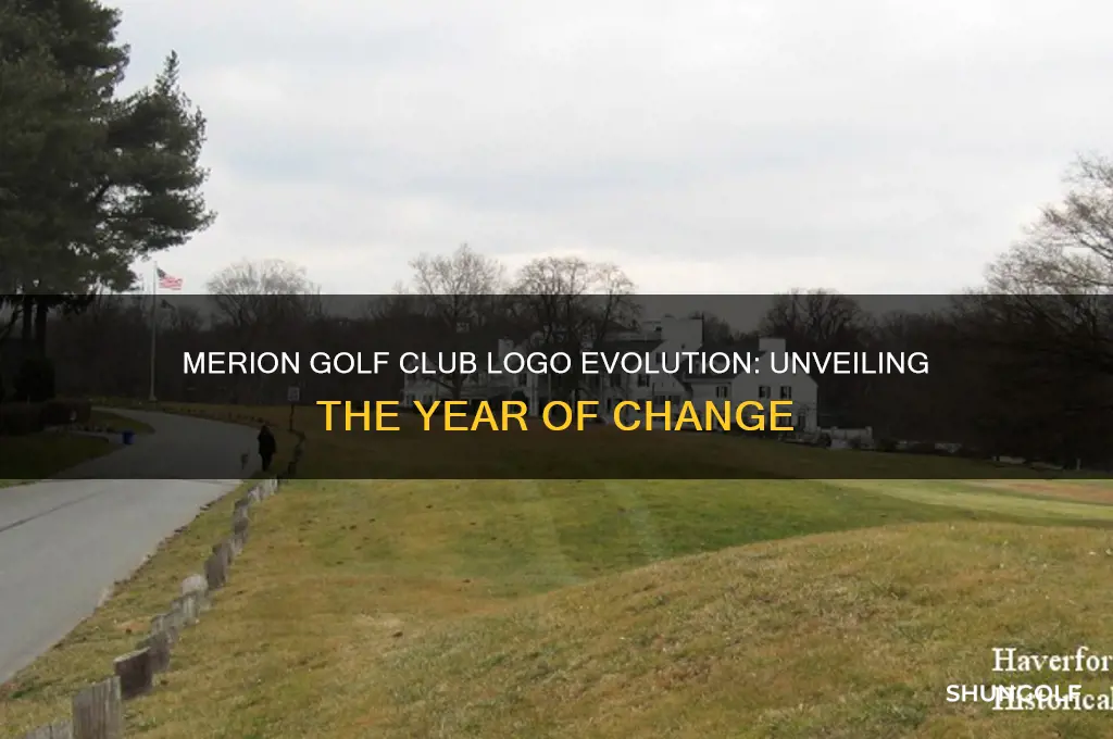 when did the merion golf club logo chamge 3f