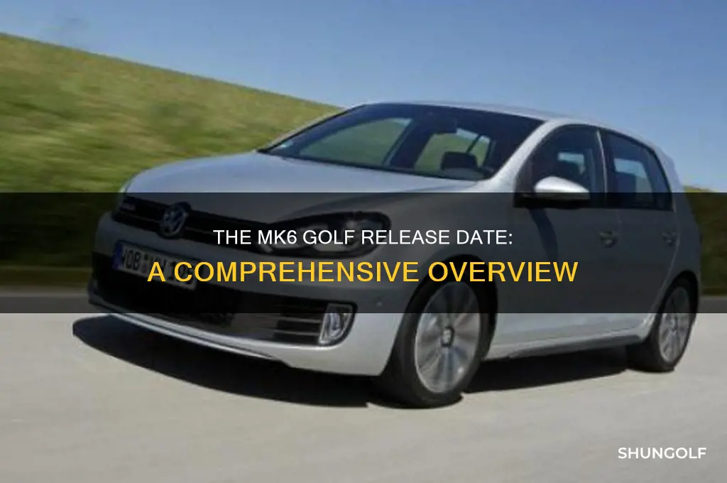 when did the mk6 golf come out