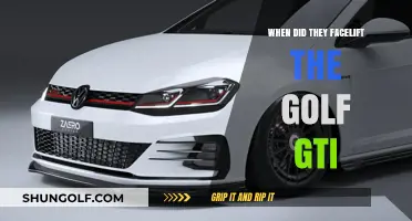 When Did the Golf GTI Get Its Facelift?