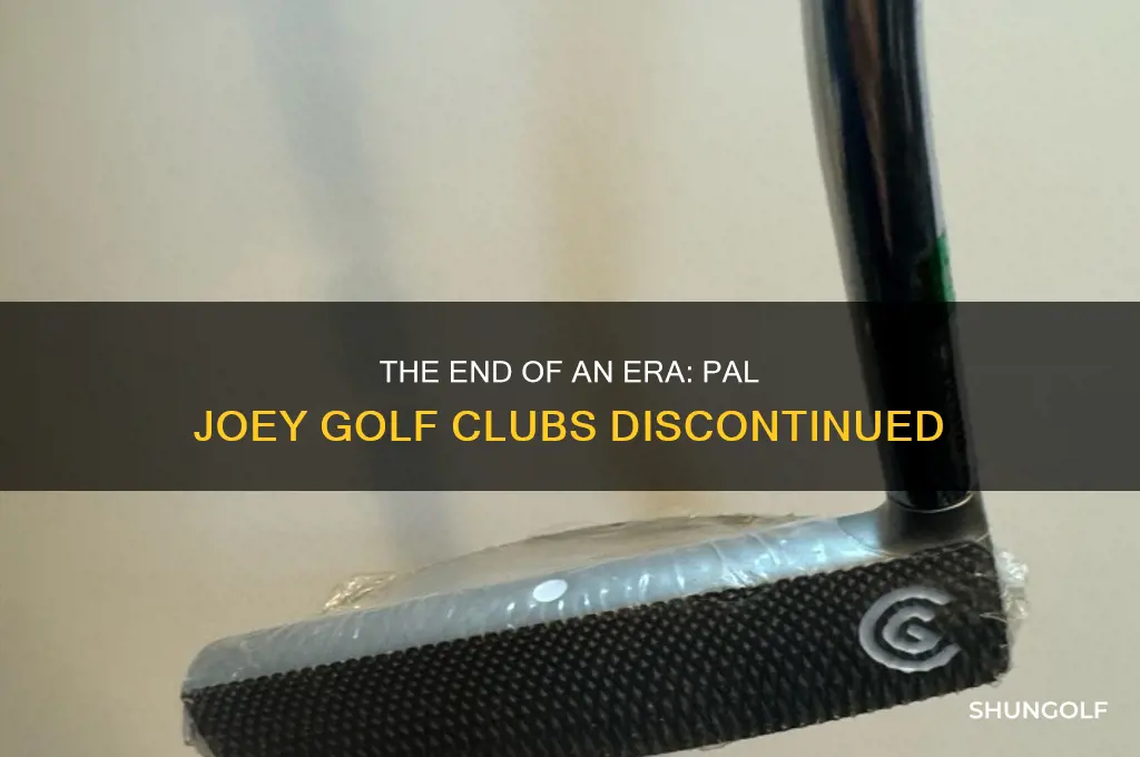 when did they stop making pal joey golf clubs