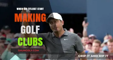 The Evolution of Titleist: When Did They Start Crafting Golf Clubs?